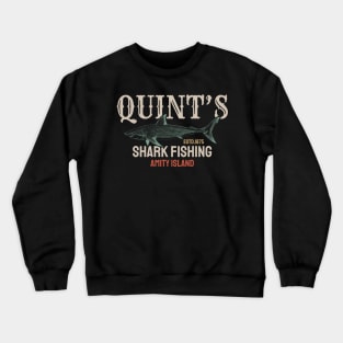 Quint's Shark Fishing - Amity Island 1975 .DNS Crewneck Sweatshirt